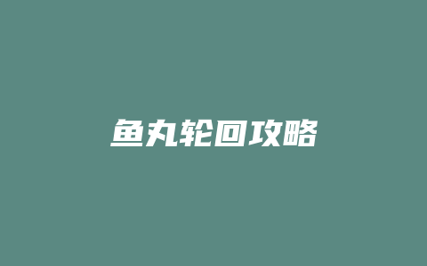 鱼丸轮回攻略